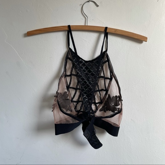 For Love & Lemons | Skivvies Delilah halter bra top - Picture 7 of 12